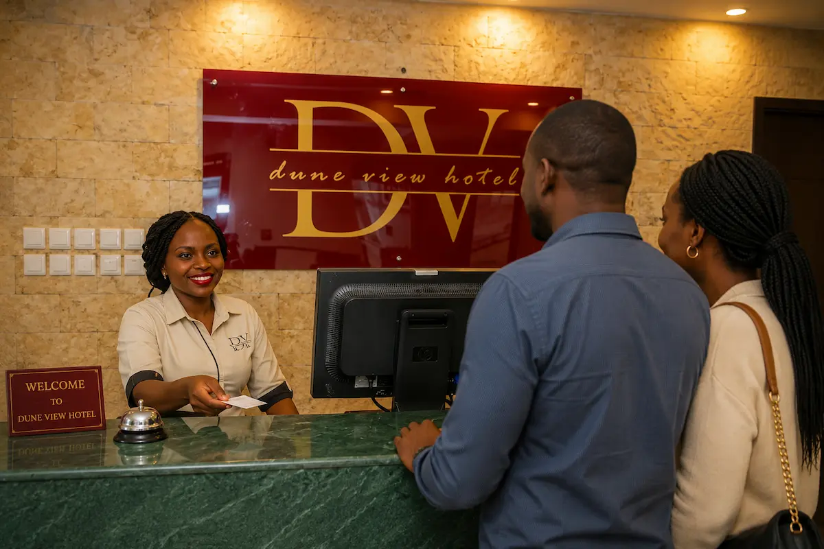 Contact Dune View Hotel - Dune View Hotel reception
